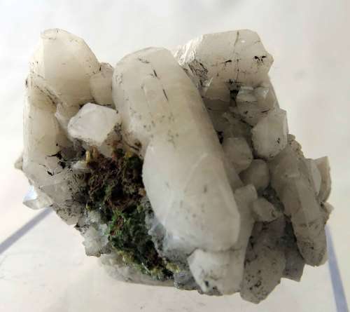 Calcite And Green Mimetite, Tsumeb, Namibia