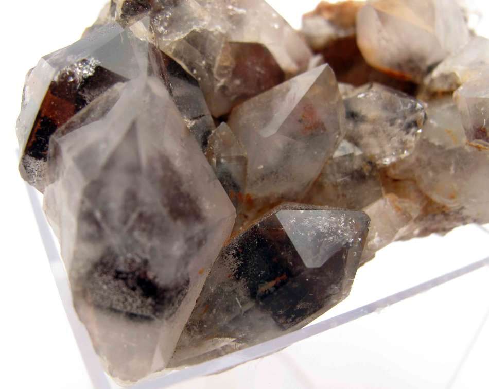 Amethyst & Blood Red Hematite in Quartz Cluster, Orange River Area, Namibia