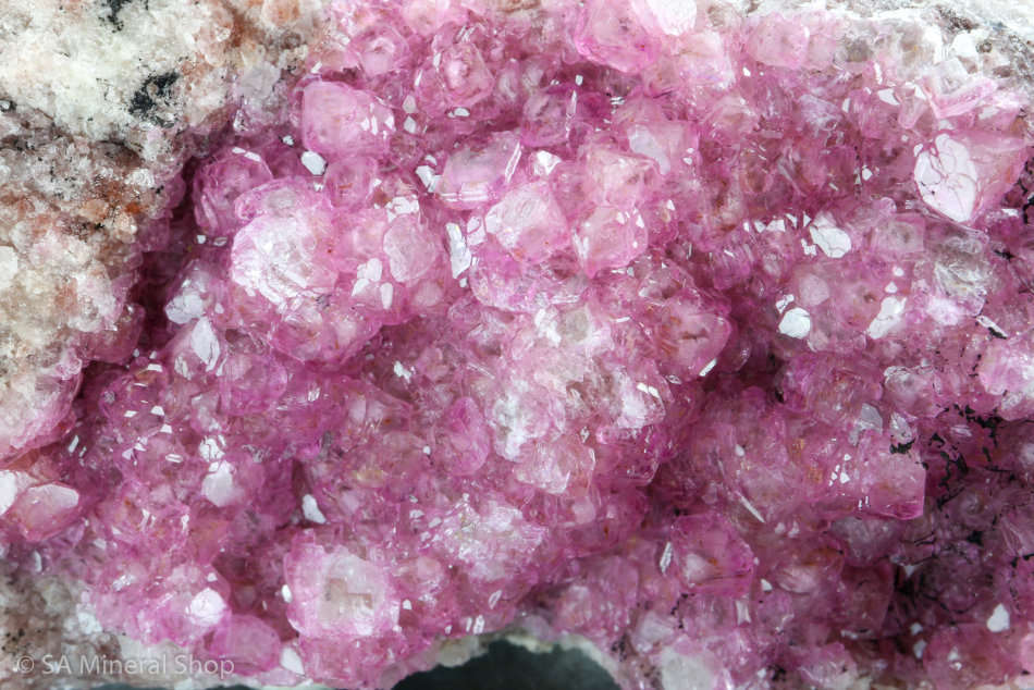 Cobaltoan Calcite on Matrix, Mashamba West, DRC