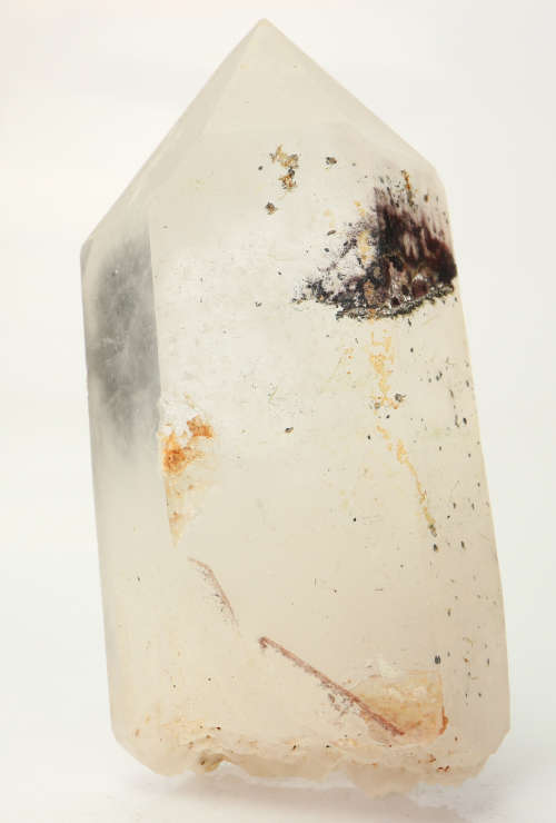 Hematite in Quartz Point, Artonvilla Mine, Musina, South Africa