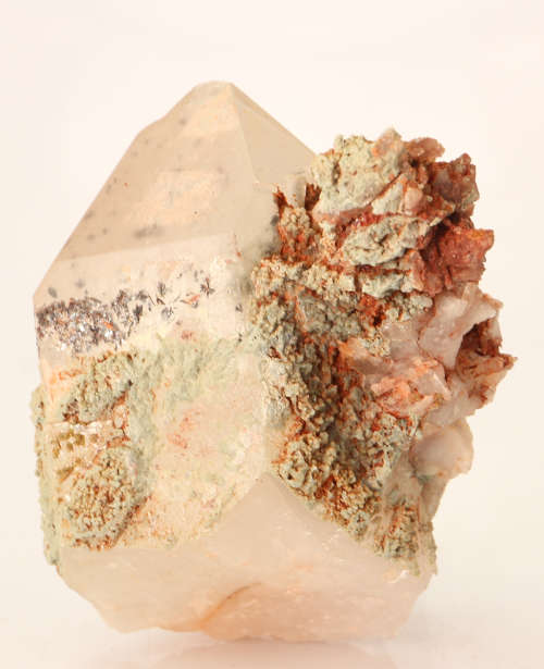 Epidote on Quartz, Artonvilla Mine, Musina, South Africa