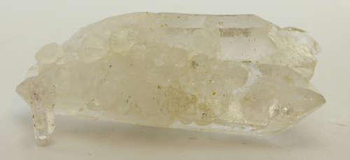 Analcime on Quartz, Gobobosebberge Mnt, Namibia