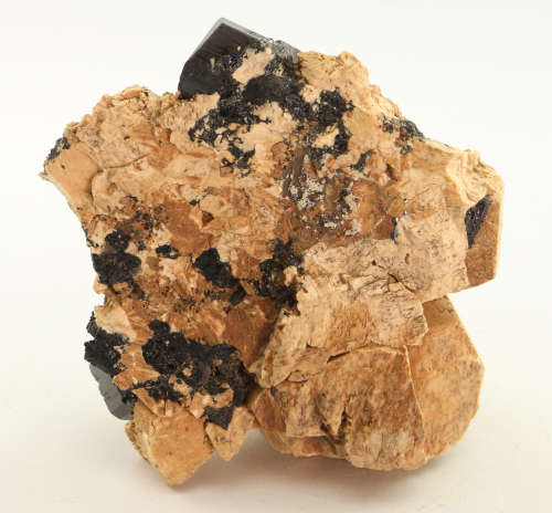 Schorl and Feldspar Cluster, Erongo Mnt Region, Namibia