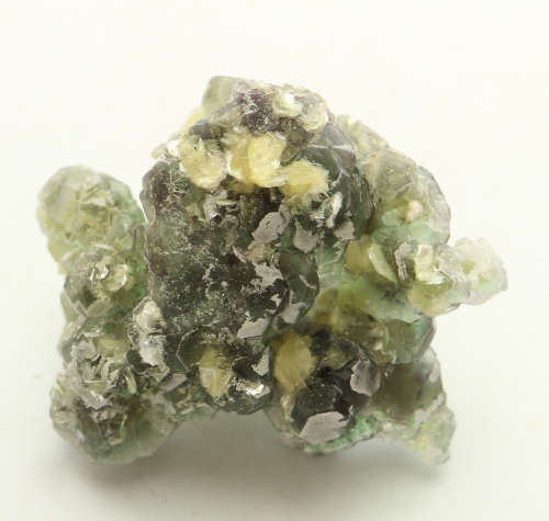 Muscovite on Fluorite Cluster, Erongo Mnt Region, Namibia