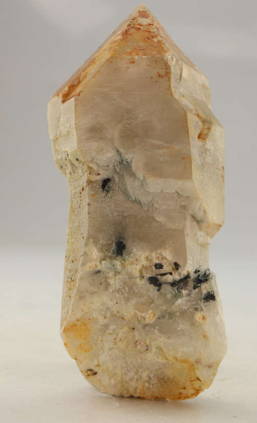 Schorl on Quartz, Erongo Mnt Region, Namibia