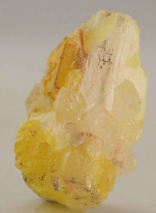Ettringite & Calcite Thumbnail, Wessels Mine, Northern Cape, South Africa