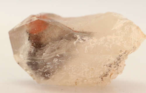 Red Hematite in Quartz Point, Orange River Area, Northern Cape, South Africa