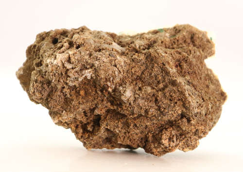 Malachite on Quartz on Matrix, Tenke Fungurume, DR Congo