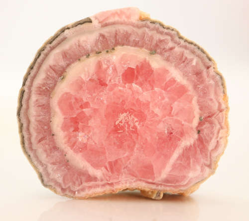 Rhodochrosite Polished Slice, Argentina