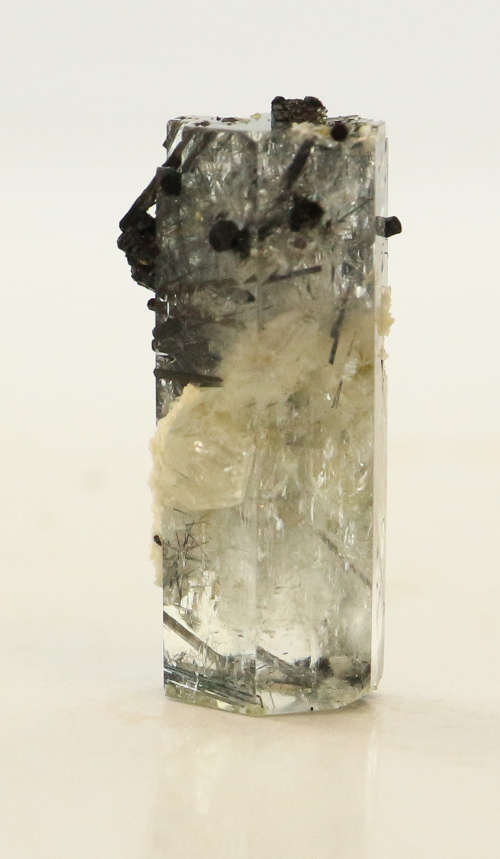Schorl on Aquamarine, Erongo Mnt Region, Namibia