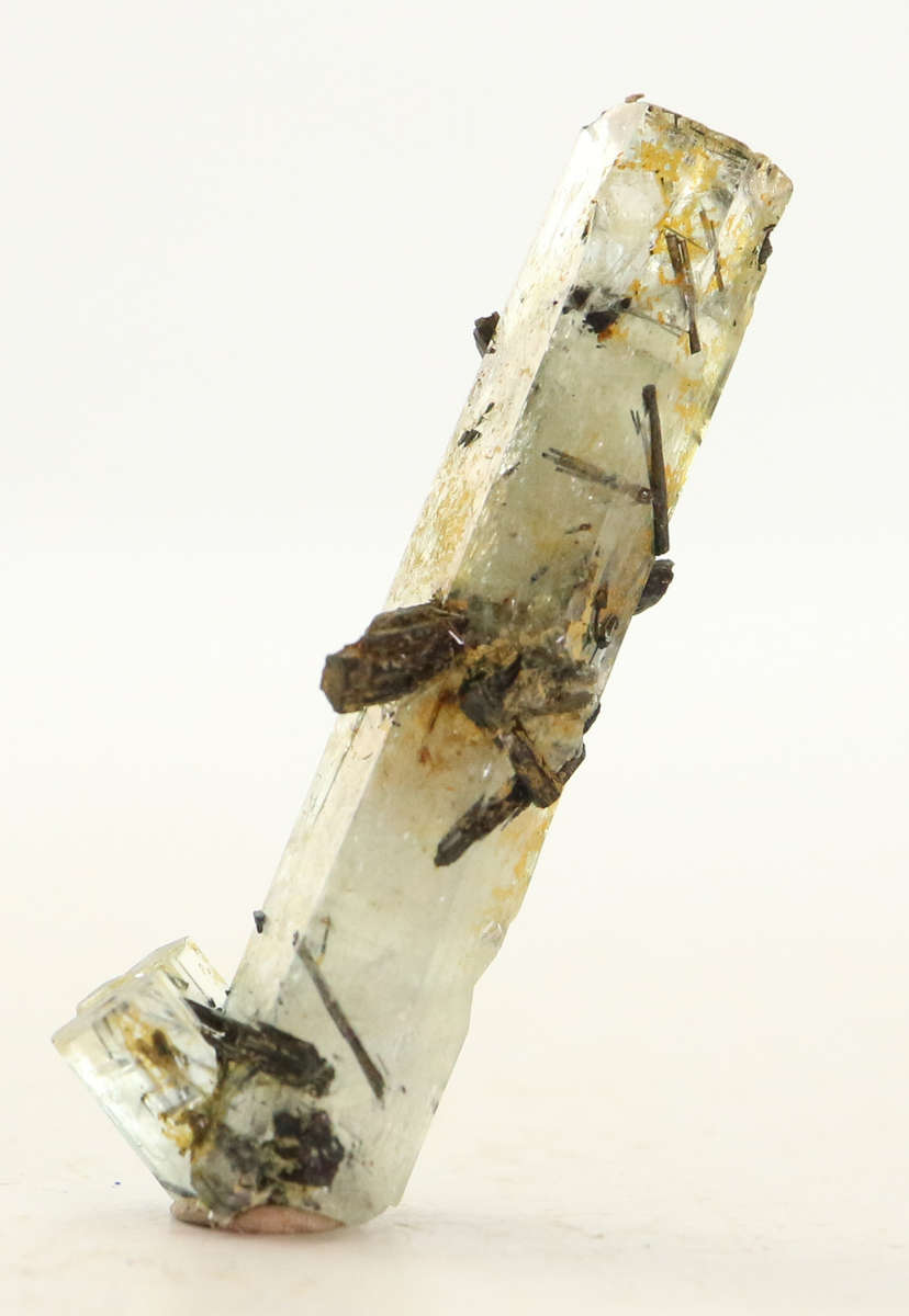 Tourmaline on Aquamarine, Erongo Mnt Region, Namibia