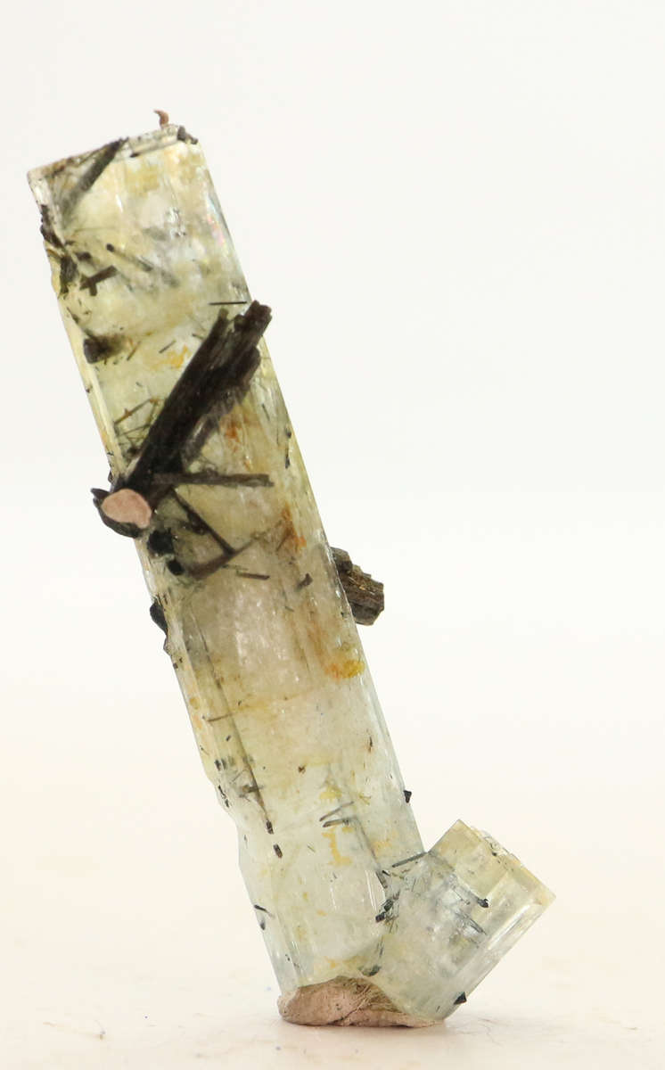 Tourmaline on Aquamarine, Erongo Mnt Region, Namibia