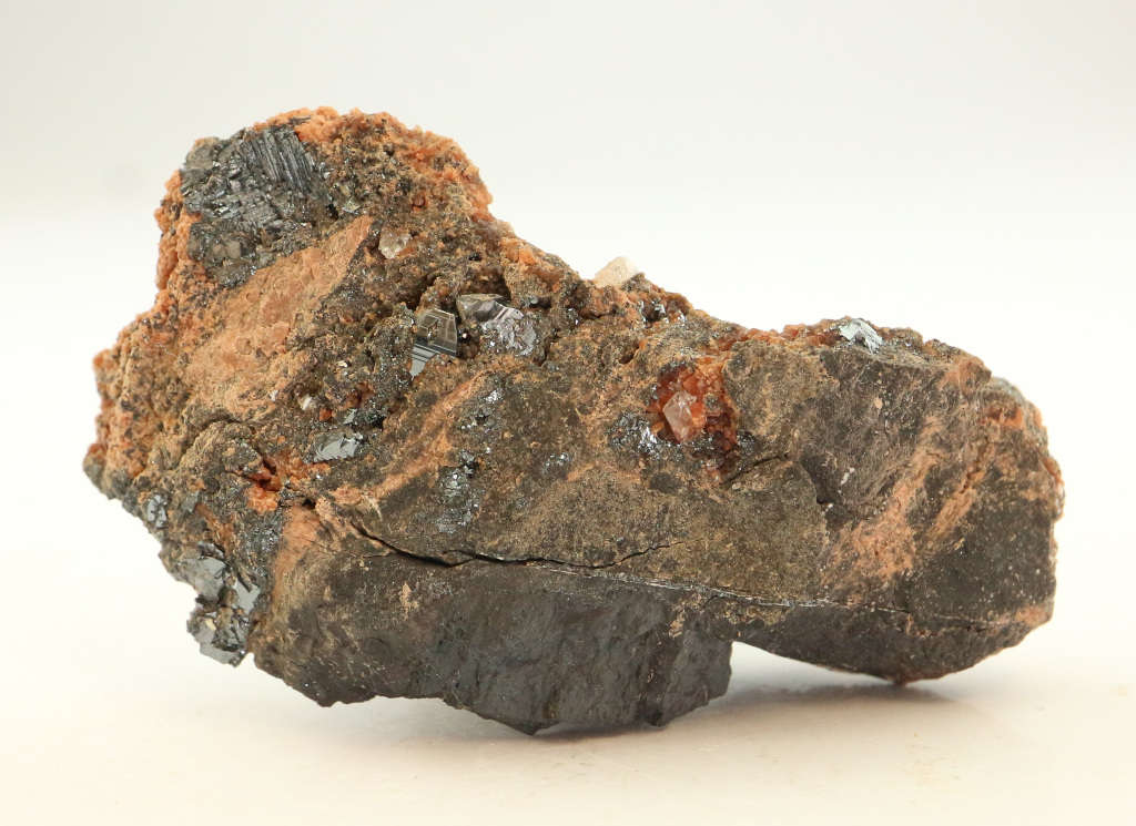 Andradite on Hematite on Matrix, N`Chwaning II, Northern Cape, South Africa
