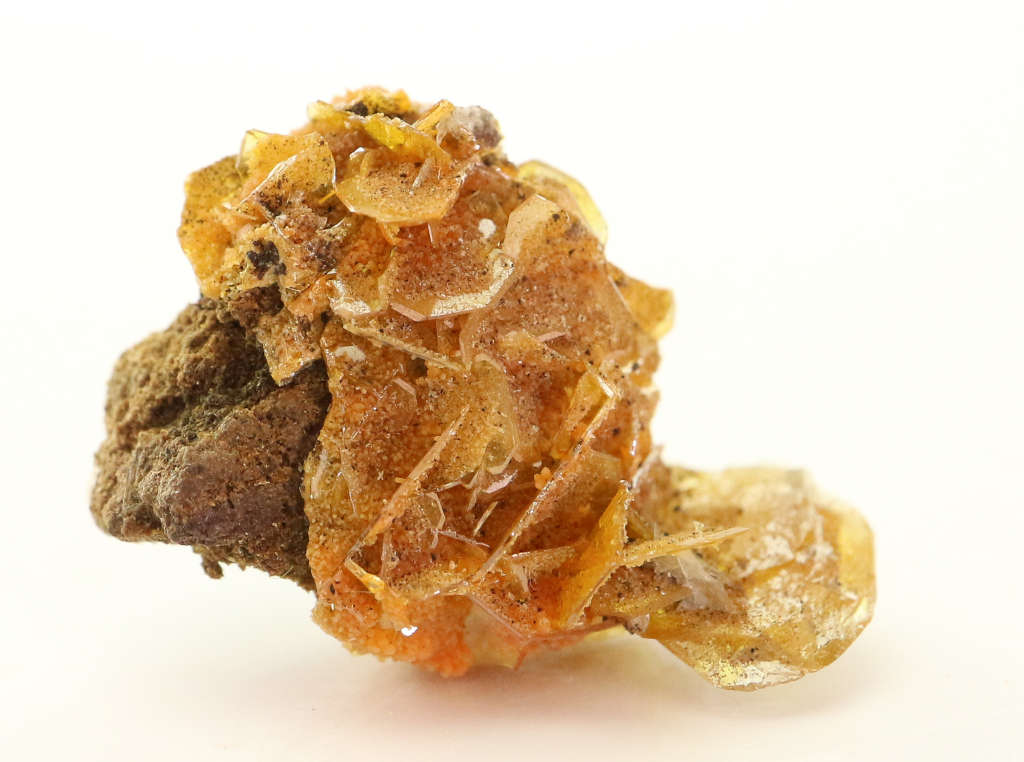 Wulfenite on Matrix, Mexico