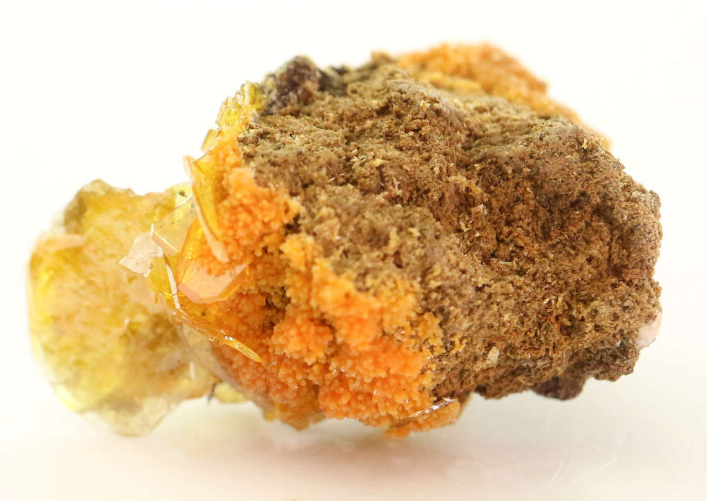 Wulfenite on Matrix, Mexico
