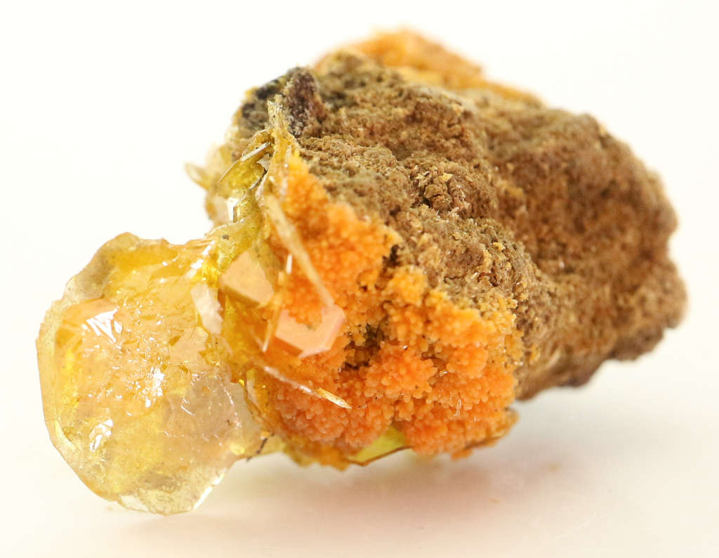 Wulfenite on Matrix, Mexico
