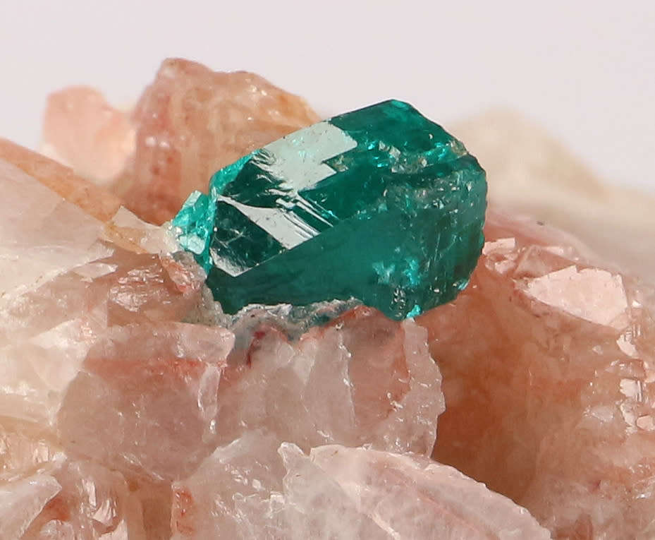 Dioptase on Matrix, Kaokoveld Region, Namibia