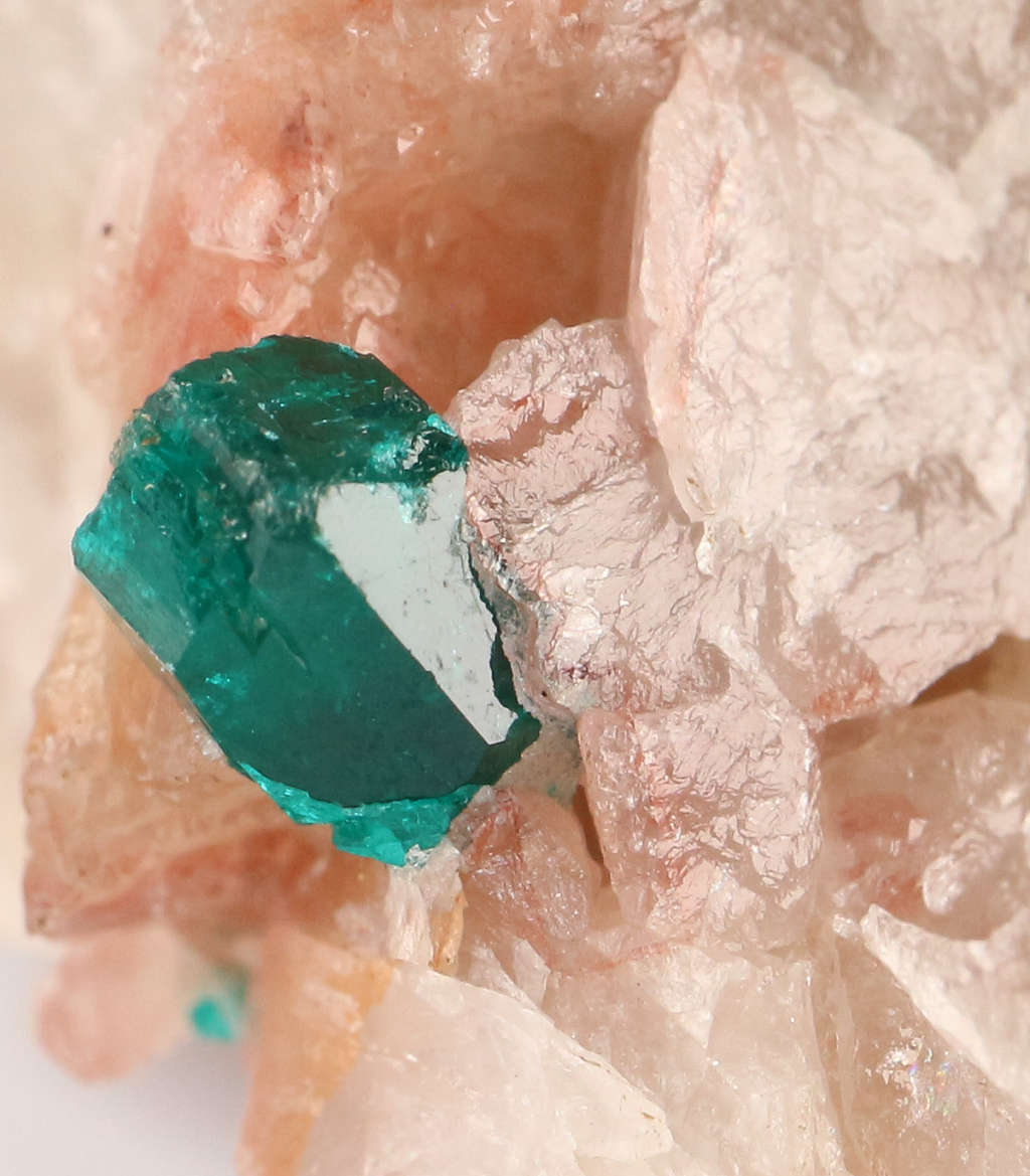 Dioptase on Matrix, Kaokoveld Region, Namibia