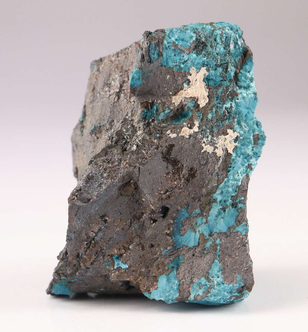 Shattuckite on Matrix, Mesopotamia Mine, Namibia