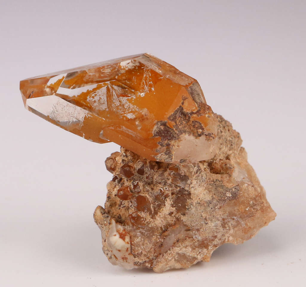 Smoky Quartz on Matrix, Gobobosebberge Mnt, Namibia