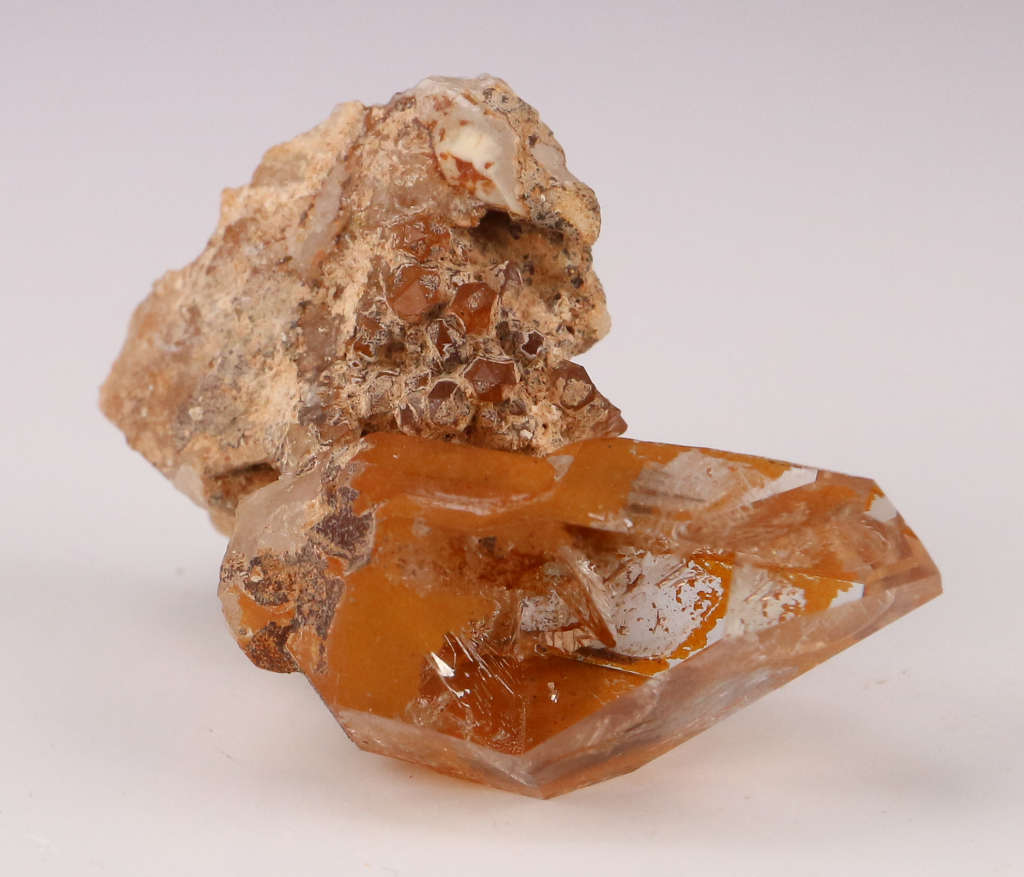 Smoky Quartz on Matrix, Gobobosebberge Mnt, Namibia