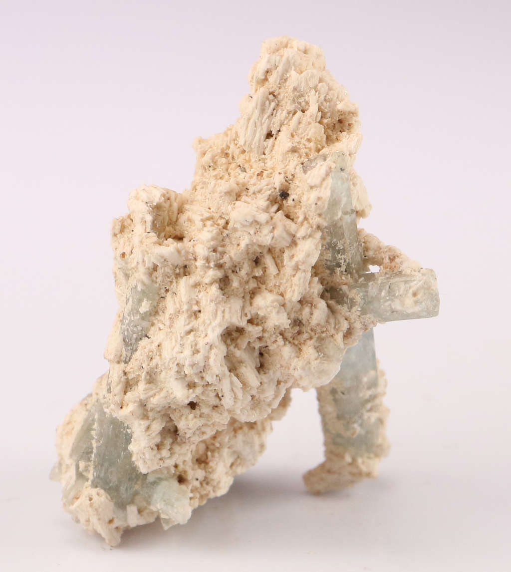 Aquamarine on Feldspar, Erongo Mnt, Namibia