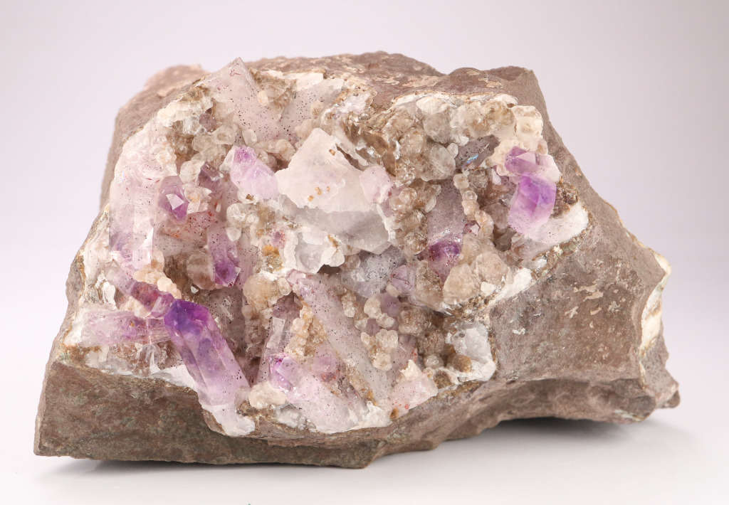 Amethyst Quartz on Matrix, Gobobosebberge Mnt, Namibia