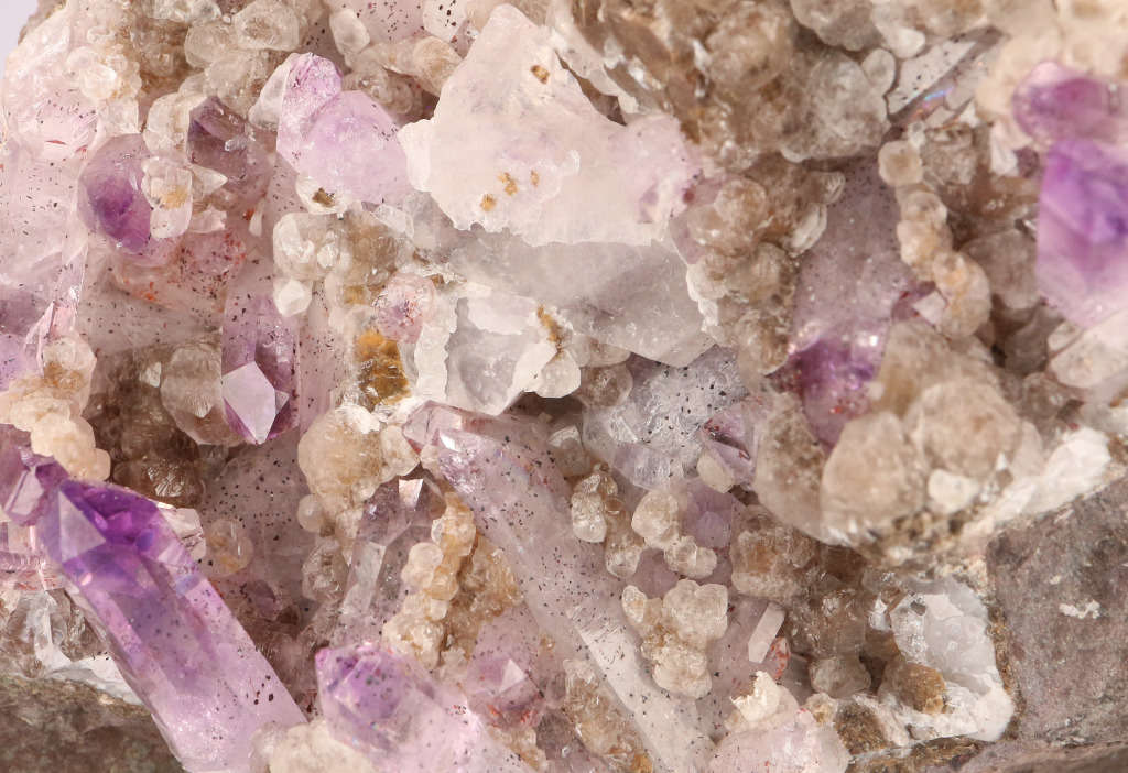 Amethyst Quartz on Matrix, Gobobosebberge Mnt, Namibia