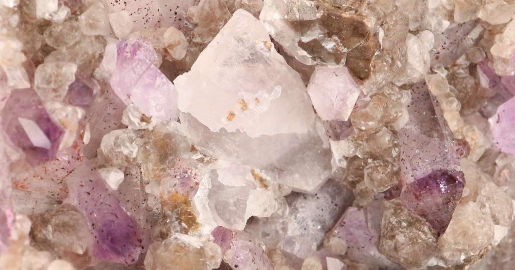 Amethyst Quartz on Matrix, Gobobosebberge Mnt, Namibia