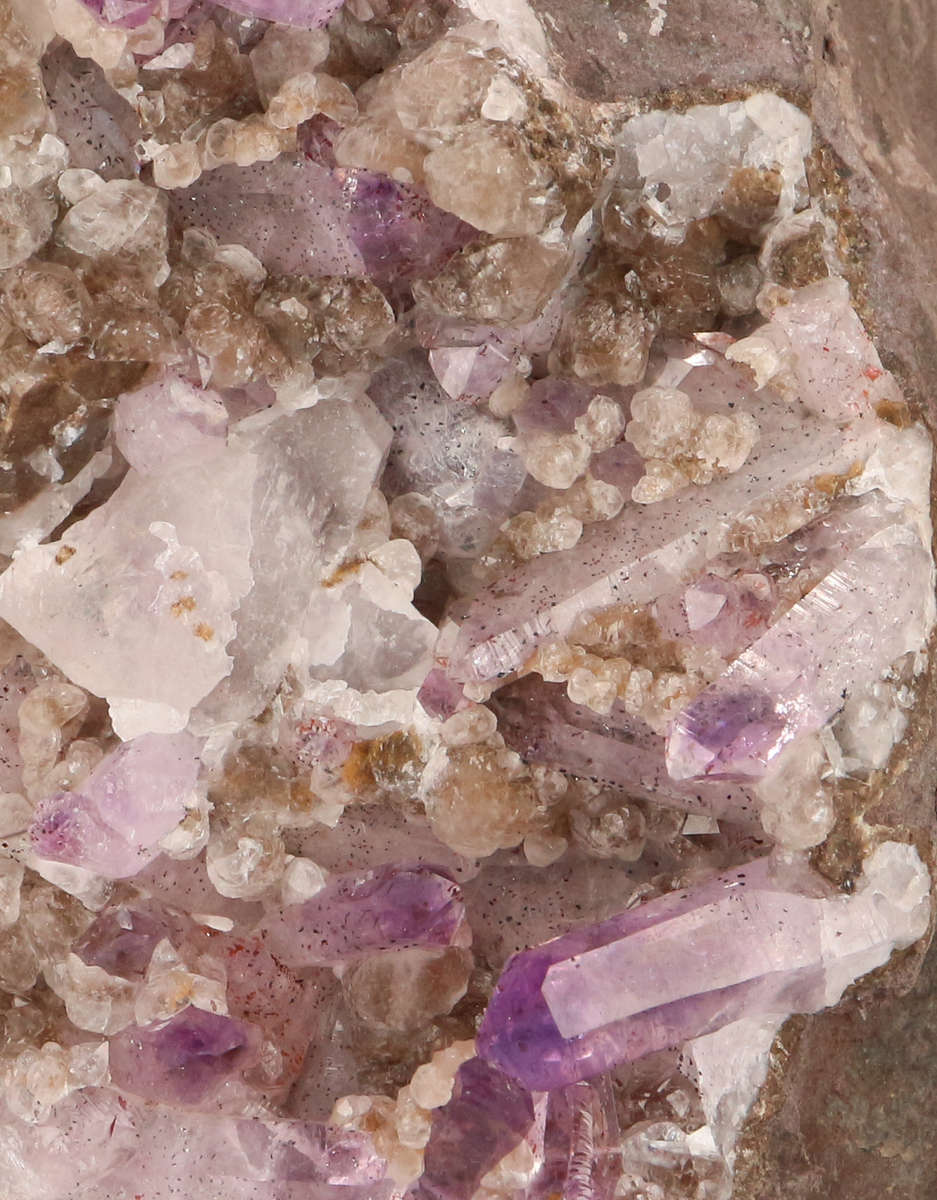 Amethyst Quartz on Matrix, Gobobosebberge Mnt, Namibia