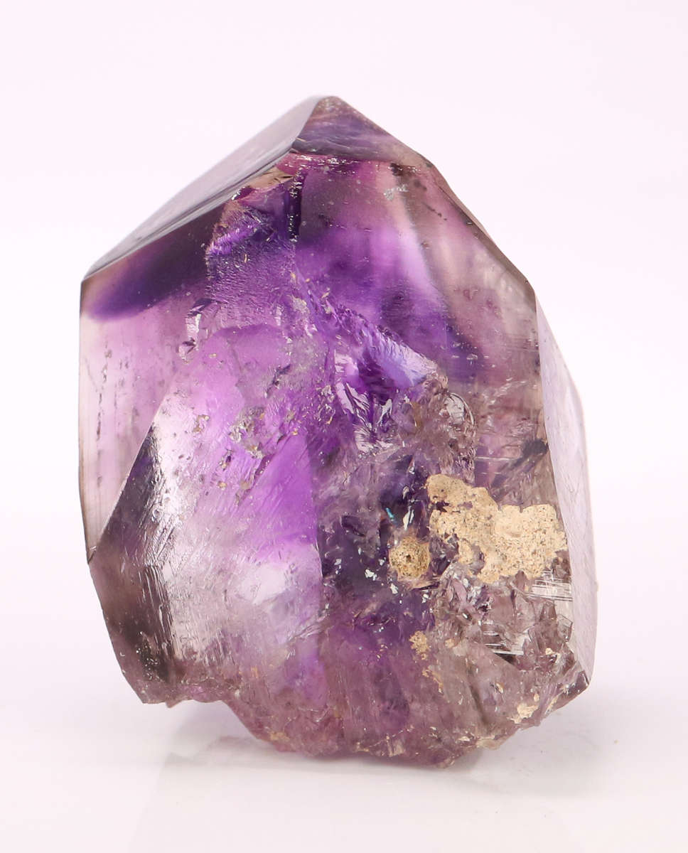 Polished Amethyst incl Quartz, Gobobosebberge Mnt, Namibia