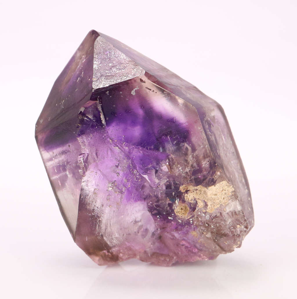 Polished Amethyst incl Quartz, Gobobosebberge Mnt, Namibia