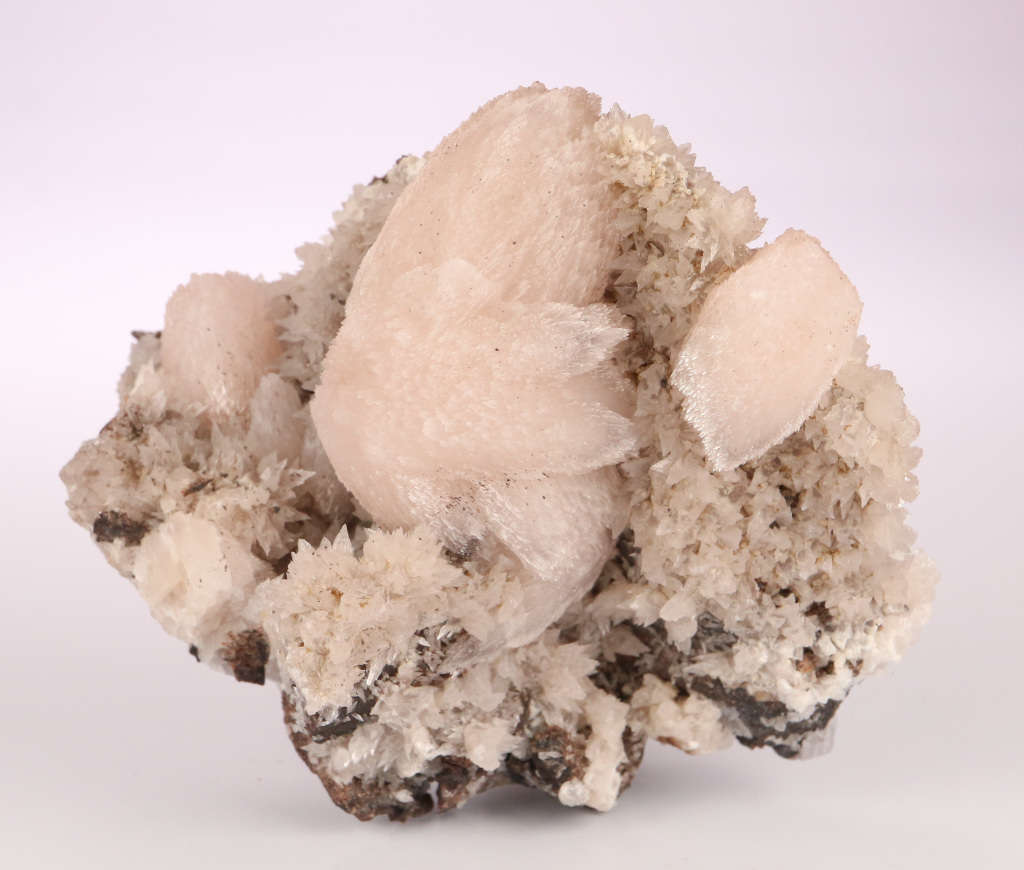 Manganoan Calcite on Matrix, N`Chwaning II, Northern Cape, South Africa