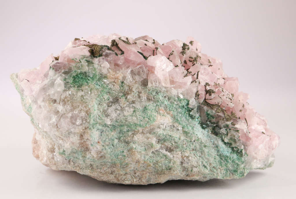 Cobaltoan Calcite on Matrix, Mashamba West Mine, DRC