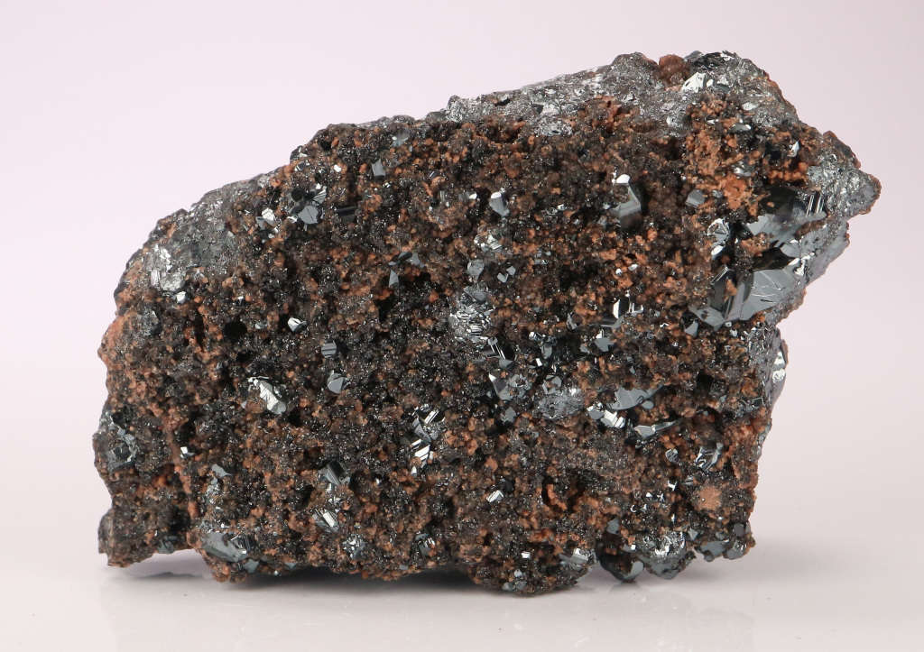 Andradite on Hematite, Wessels Mine, Northern Cape, South Africa