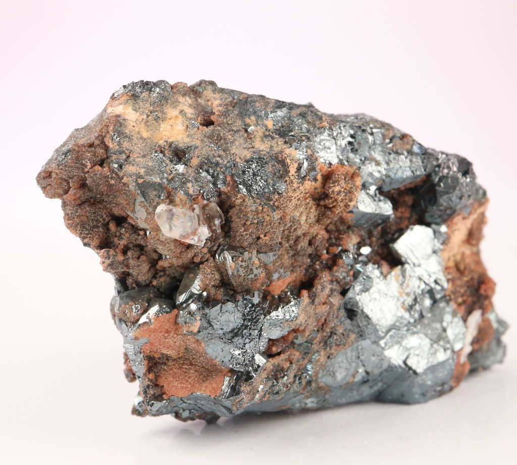 Andradite on Hematite, Wessels Mine, Northern Cape, South Africa