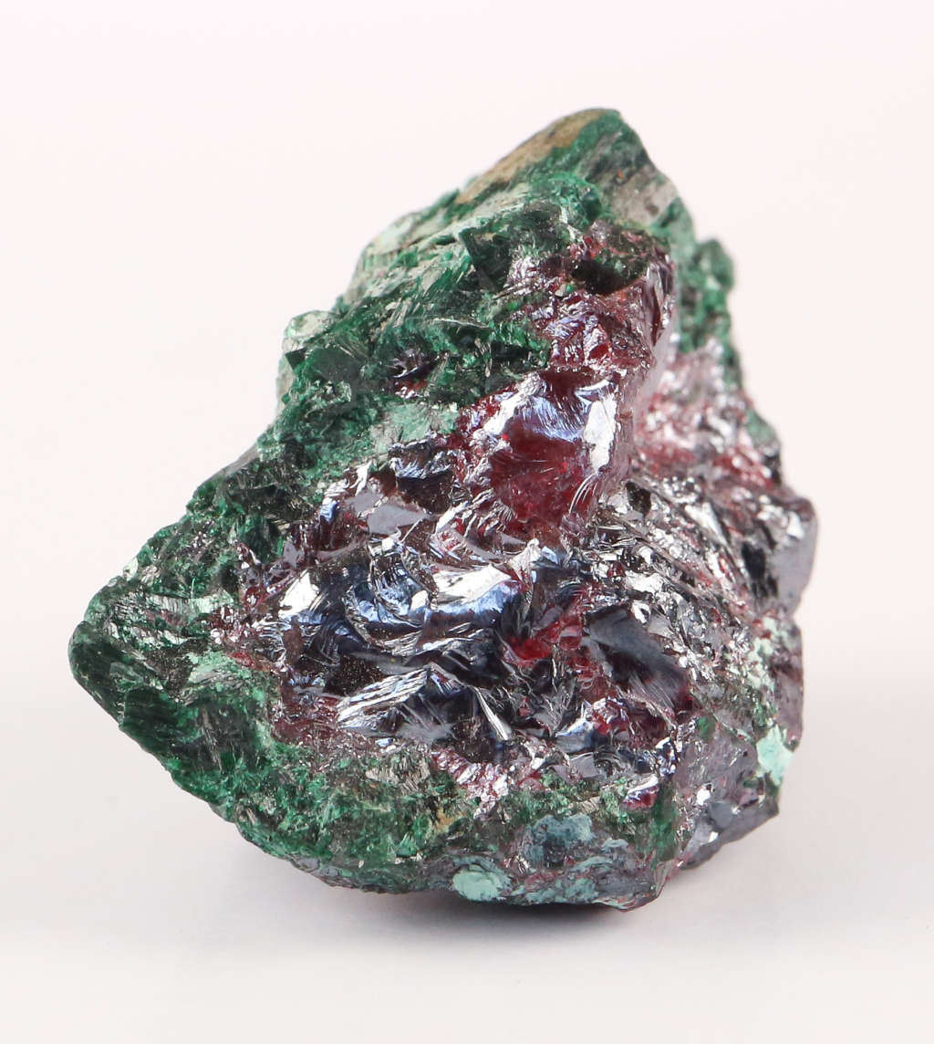 Malachite on Cuprite, Mashamba West Mine, DRC