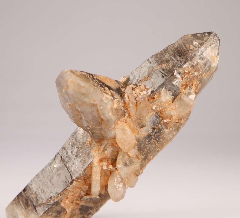 Smoky Quartz Cluster Floater, Zomba Mnt, Malawi