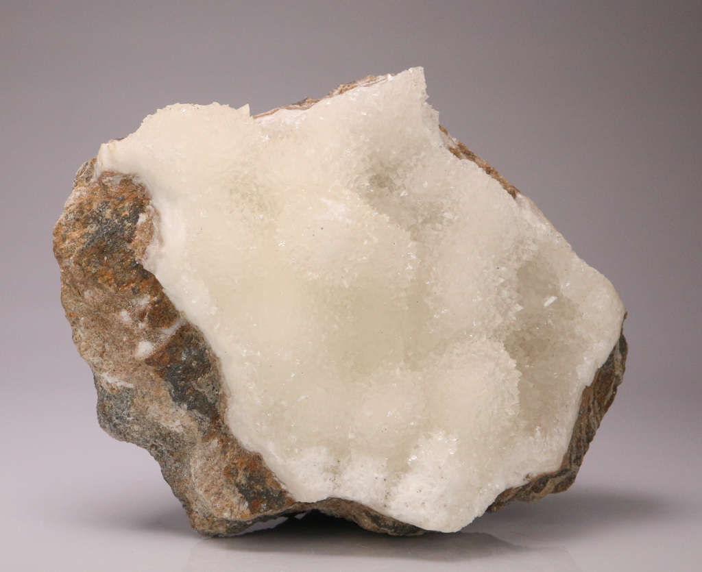 Quartz after Smithsonite on Matrix, Skorpion Mine, Karas Region, Namibia