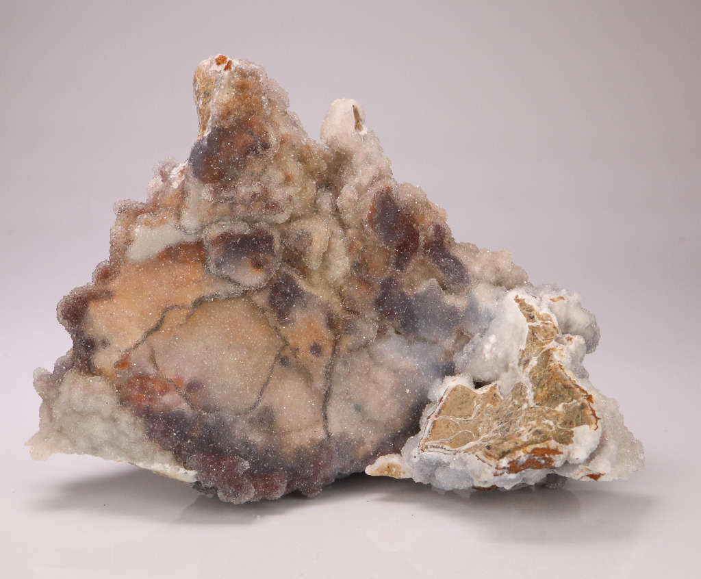Quartz on Smithsonite Cluster, Skorpion Mine, Karas Region, Namibia