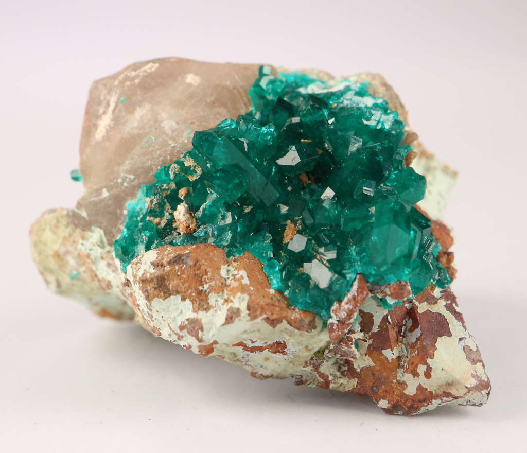Dioptase on Matrix, Kaokoveld Region, Namibia