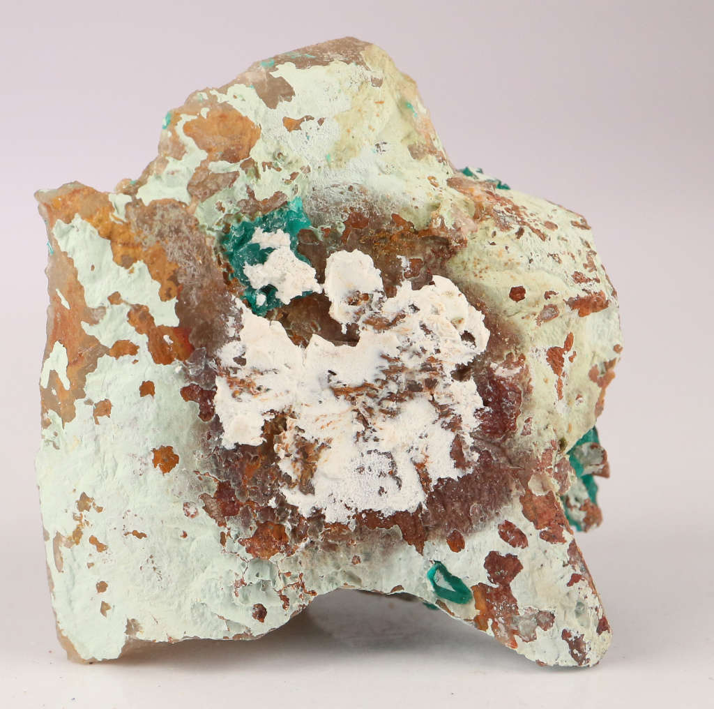 Dioptase on Matrix, Kaokoveld Region, Namibia