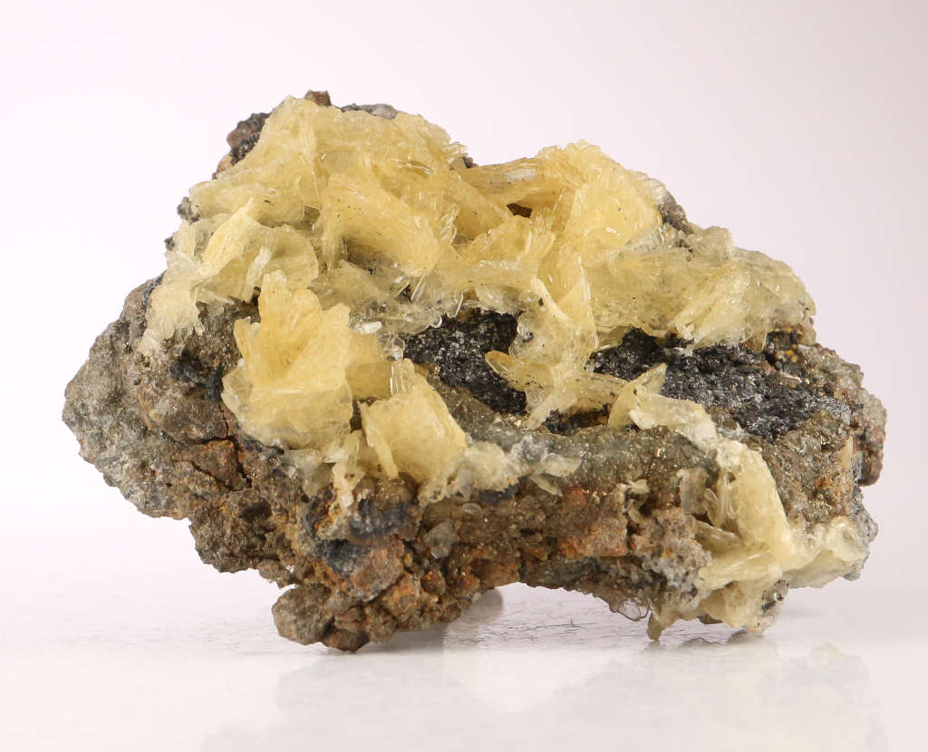 Baryte on Matrix, Rosh Pinah Mine, Namibia