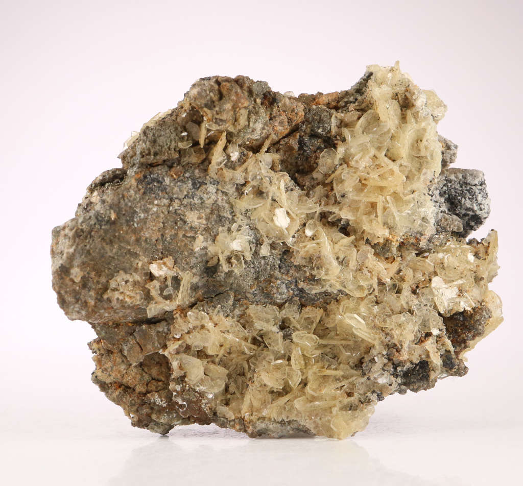 Baryte on Matrix, Rosh Pinah Mine, Namibia