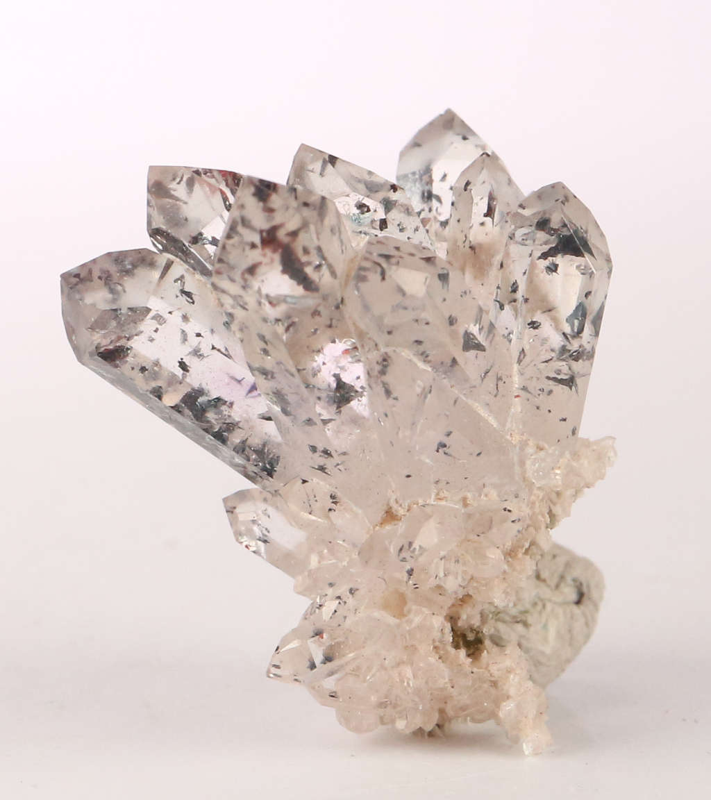 Hematite in Quartz Cluster, Gobobosebberge Mnt, Namibia