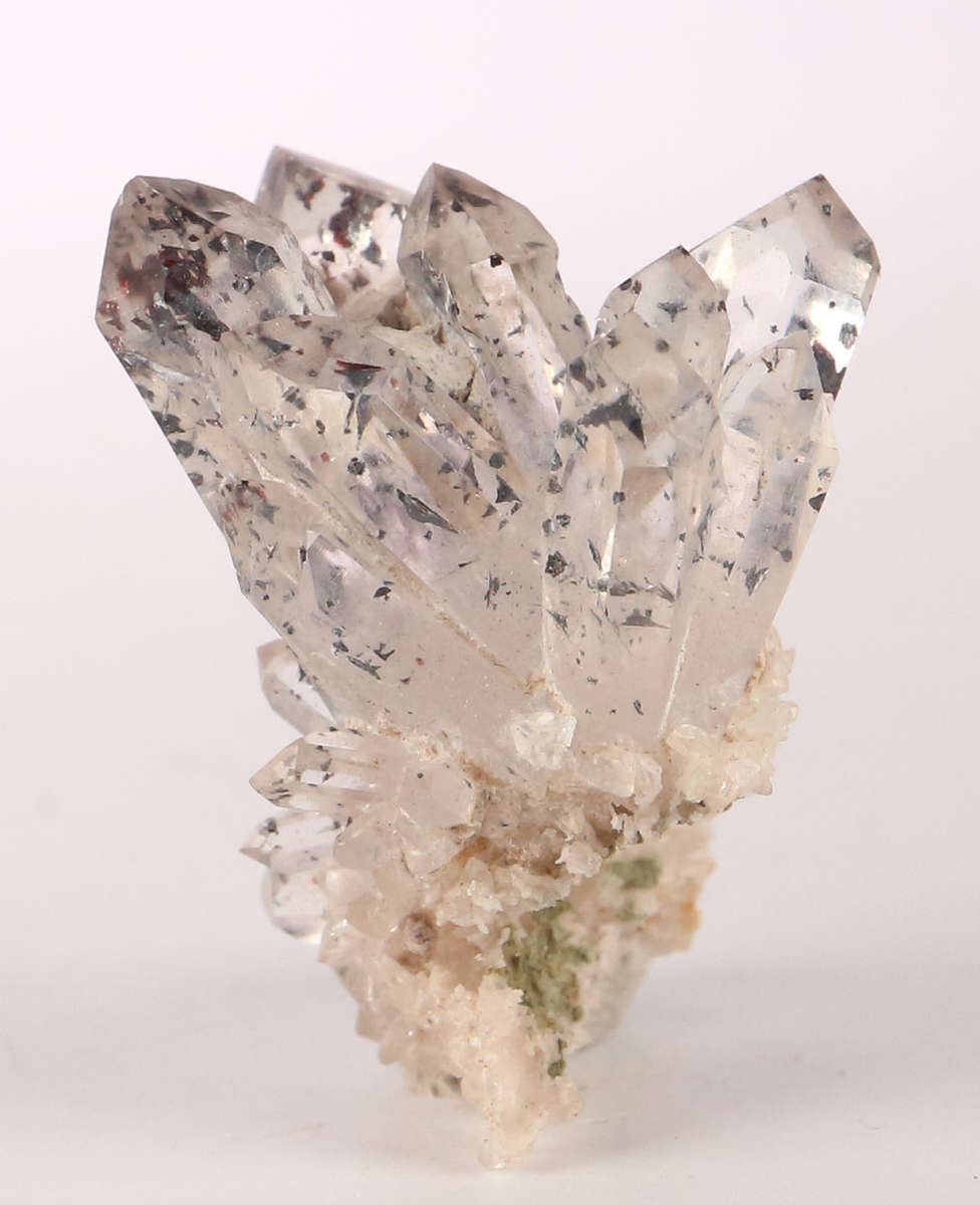 Hematite in Quartz Cluster, Gobobosebberge Mnt, Namibia