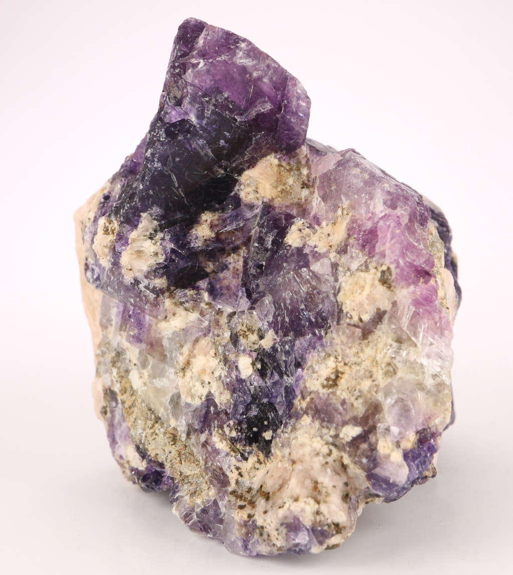 Purple Rough Fluorite, Riemvasmaak, Northern Cape, South Africa