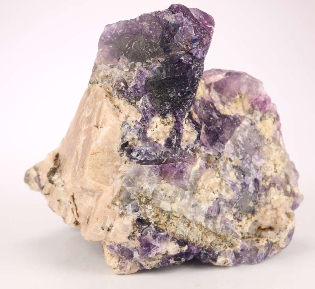 Purple Rough Fluorite, Riemvasmaak, Northern Cape, South Africa
