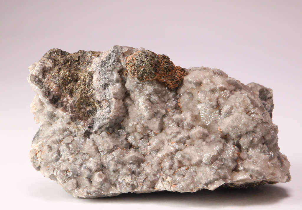 Calcite & Pyrite on Matrix, N'Chwaning II, Northern Cape, South Africa