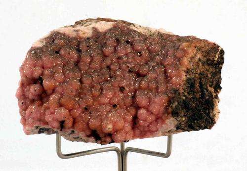 Shigaite on Rhodochrosite, NâChwaning II, RSA